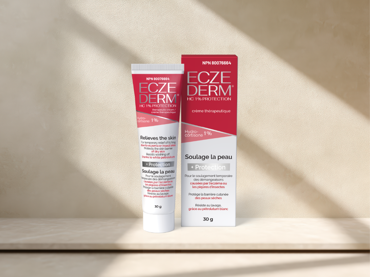 Eczederm 1% HC Protection</br>Avec 1 % d'hydrocortisone 